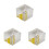 3Pièces Habitat Fourmis Multi Couleur Lid Ouvrable 2
