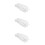 3Pièces Dentelle Blanche En Polyester Pour Robes Déco Mariage DIY 8
