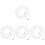 4pcs Pearl Chain Abs Beaded Luggage Belt 2