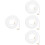 4pcs Pearl Chain Abs Beaded Luggage Belt 6
