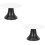 2Pcs Multi Ceramic Display Cake Stand Stylish Holder for Home Use 8