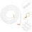 4pcs Pearl Chain Abs Beaded Luggage Belt 10