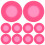 10Pcs Rosy Silicone Stethoscope Covers Soft Durable Protector Sleeves 1