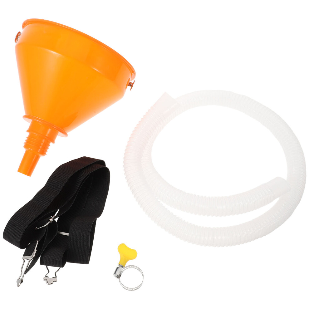 1Set Spill Proof Flexible Funnel Hose Kit For Water Heater Maintenance 3603603418974