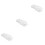 3Pièces Dentelle Blanche En Polyester Pour Robes Déco Mariage DIY 5