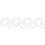 4pcs Pearl Chain Abs Beaded Luggage Belt 4