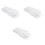 3Pièces Dentelle Blanche En Polyester Pour Robes Déco Mariage DIY 3