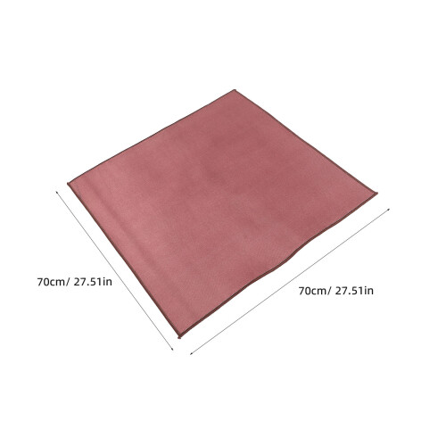 Brown Soft Mahjong Game Mat Non-Slip Thickened Table Cover 1