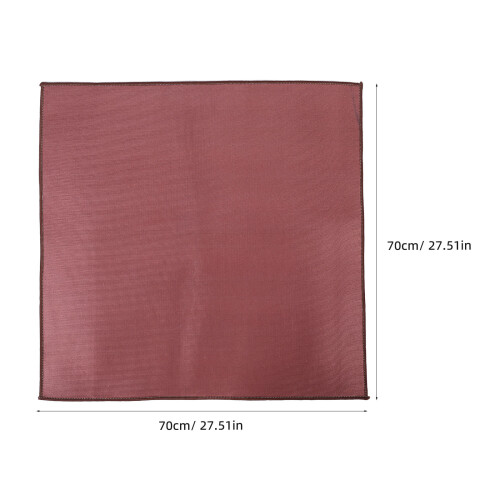 Brown Soft Mahjong Game Mat Non-Slip Thickened Table Cover 2