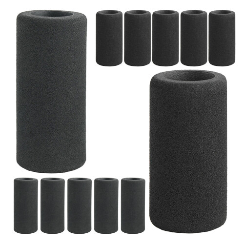24Pz Coperture in Spugna Nera Per Pompa Bici Co2 Protettive E Isolanti 1