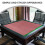Brown Soft Mahjong Game Mat Non-Slip Thickened Table Cover 5