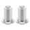 10Pièces Protège Levier Aluminium Argenté Design Durable 1