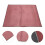 Brown Soft Mahjong Game Mat Non-Slip Thickened Table Cover 8
