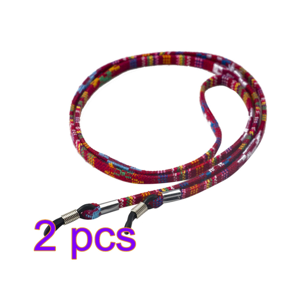 Totority Set Of 2 Decorative Glasses Chain Spectacle Eyeglasses Hanging Strap