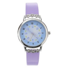 2Pcs Violet Kids Fashion Waterproof Cartoon Wrist Watch Quartz