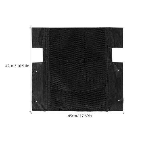 Coussin Dorsal Ergonomique Noir Pour Fauteuil Roulant 1