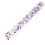 3Pz Nastro Strass Viola Per Decorazioni, Sash, Scarpe E Borse Eleganti 2