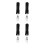 4Pcs Multi-Color Disabled Adaptive Eating Forks Hand Strap 4