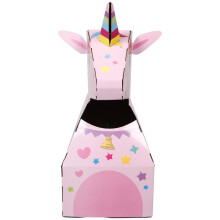 4Pz Cartone Indossabile Bambini DIY Rosa Per Role-Playing