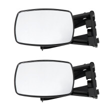 1Paio Specchi Caravan Nero in Silicone Per