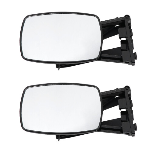 1Paio Specchi Caravan Nero in Silicone Per