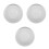 3Pz Teglie 11" Alluminio Antiadente Forate Argento 6