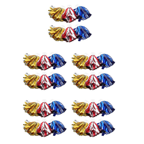 30Pz Pompoms Sportivi Con Impugnatura Per Squad 2
