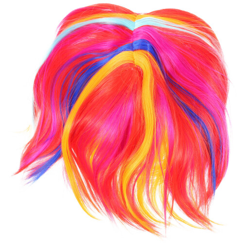 4Pz Parrucche Bob Colorate Per Uso Decorativo E Costume
