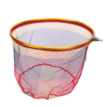 Aluminum Alloy Fishing Net Head Foldable Design Durable Fishing Mesh Landing Net Quick Dry Dense Mesh Suitable For Saltwater And River Fishing