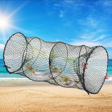 Innovativer Angelbegleiter, zusammenklappbare Fischfallen mit verzinktem Stahldraht, tragbare Krabbenfalle für Süß- und Salzwasserabenteuer