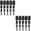 2Sets Black Rubber Bolt Caps Flexible Thread Protectors for Guard Bar 5