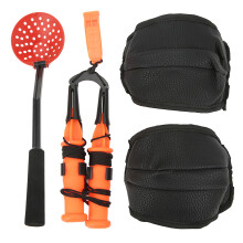 Ice Fishing Survival Set, Ergonomic Ice Picks With Enhanced Knee Protection, Essential Winter Sports Safety Gear