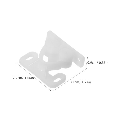 10Pz Chiusura Roller E Per Armadio Barca Bianco 1