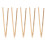 5Pcs Bamboo Garbage Clamp Trash Picker Beige Portable Cleaning Tool 7