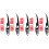 5Set Silicone Per Colla Angoli Colorato Pratico Durable 7