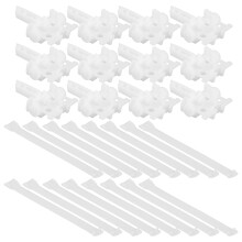 72Set Kit Riparazione Tende PP Per Finestre Indoor