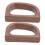 2Pz Manici in Legno Rustico Per Tazze, Impugnatura Comoda E Resistente 10