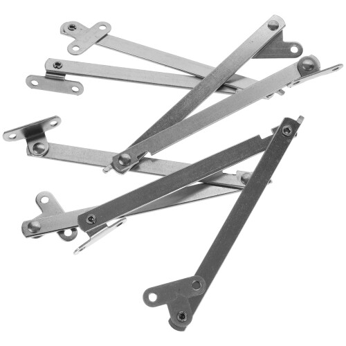 16Pz Supporti Metallo Per Armadi Asta Regolabile Cerniere Resistenti 1