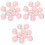 30Pz Palline Feltro Rosa Per Decorazioni E Feste 3