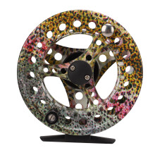 7/8 Fish Skin Pattern Fly Reel Aluminum Alloy, 95mm Diameter, Left/Right Hand