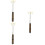 3Pz Pool Ponte Stecca Biliardo Porta Cue Oro 9