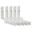 50Pz Staffe -Da-Te Per Tende A Bianco Resistente 3