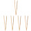 5Pcs Bamboo Garbage Clamp Trash Picker Beige Portable Cleaning Tool 5