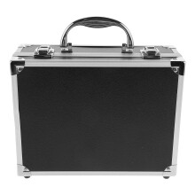 2Pz Scatola Porta Nera ABS Con Manico Ergonomico E Resistente