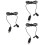 3Pz Microfono Lavalier Nero Con Clip USB Per Broadcast E 6