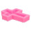 5Pz Silicone Rosa Croce Rosa Per Creazioni Resinose E 1