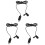 3Pz Microfono Lavalier Nero Con Clip USB Per Broadcast E 2