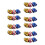 30Pz Pompoms Sportivi Con Impugnatura Per Squad 8