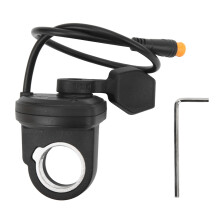 Control al vitezei pentru accesorii pentru biciclete electrice, accelerație tip deget cu instalare universală, plastic de înaltă calitate