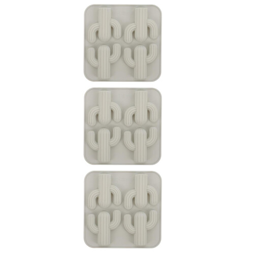 3Pz Silicone Per Dolci, Ghiaccio E Forma Cactus 1